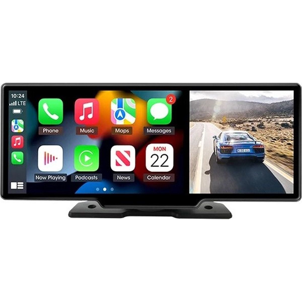 WiREO SmartDrive Plus™ 10 Inch 4K Navigation System (Built-in Dashcam) - Apple Carplay - Android Auto - Touchscreen