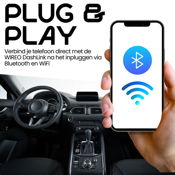 WiREO DashLink™ Apple Carplay & Android Auto Dongle